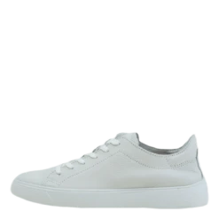 ECCO Street Tray Laced Shoes White