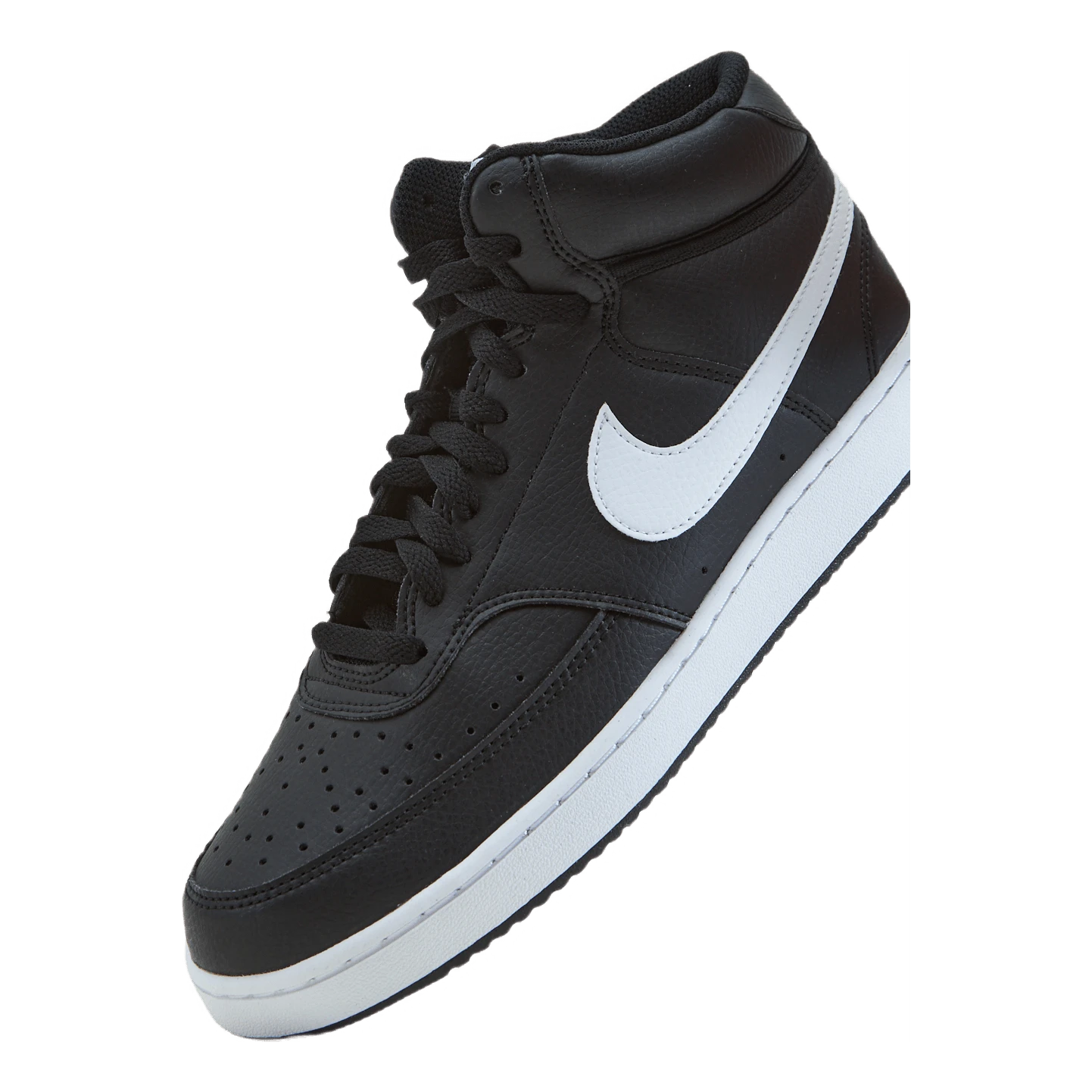 Nike Court Vision Mid Next Nature Men's Shoes BLACK/WHITE-BLACK - Billede 6