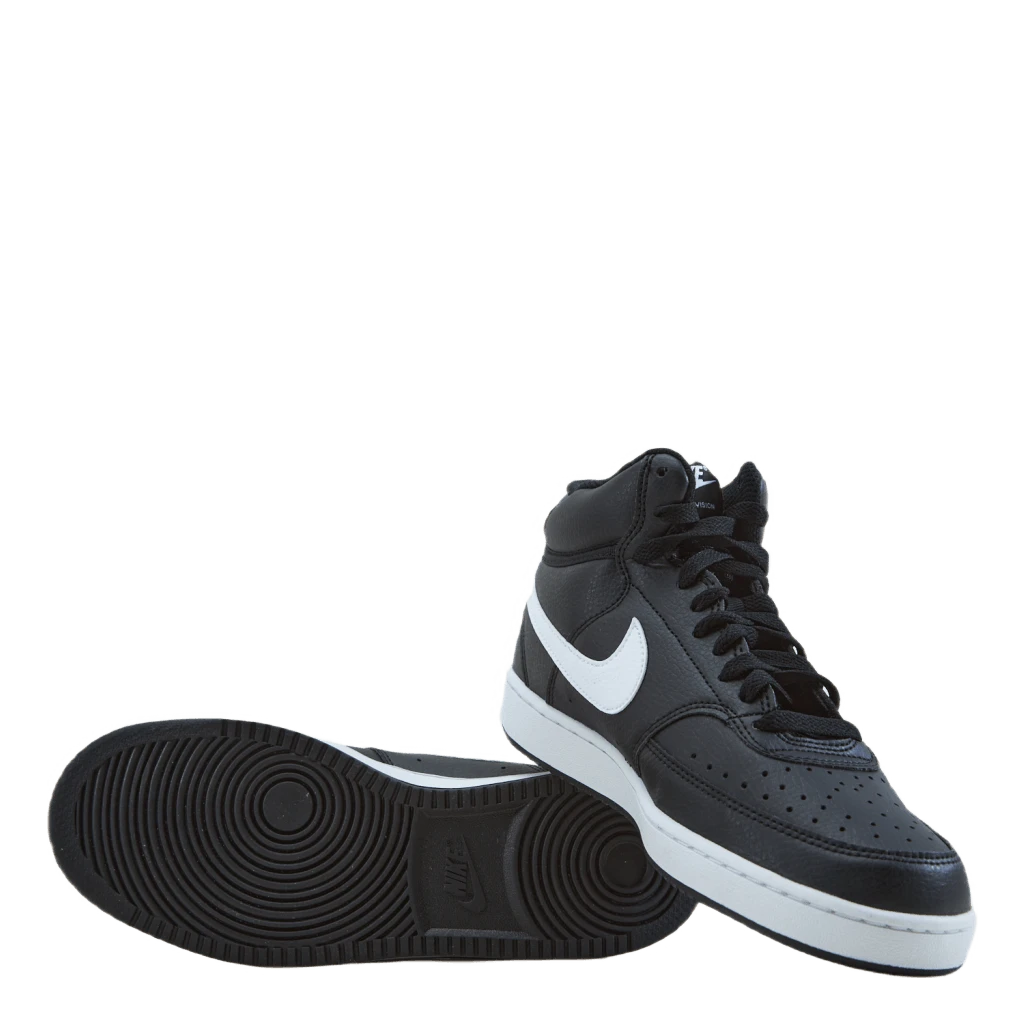 Nike Court Vision Mid Next Nature Men's Shoes BLACK/WHITE-BLACK - Billede 7