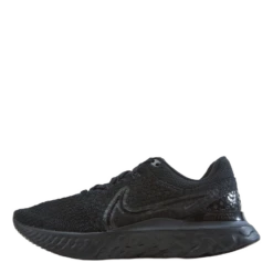 Nike React Infinity Run Flyknit 3 Men's Road Running Shoes BLACK/BLACK-BLACK