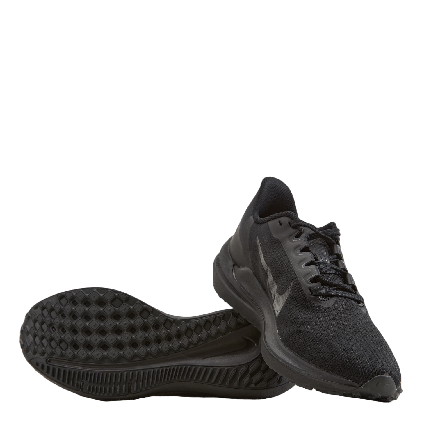 Nike Air Winflo 9 Men's Road Running Shoes BLACK/DK SMOKE GREY - Billede 7