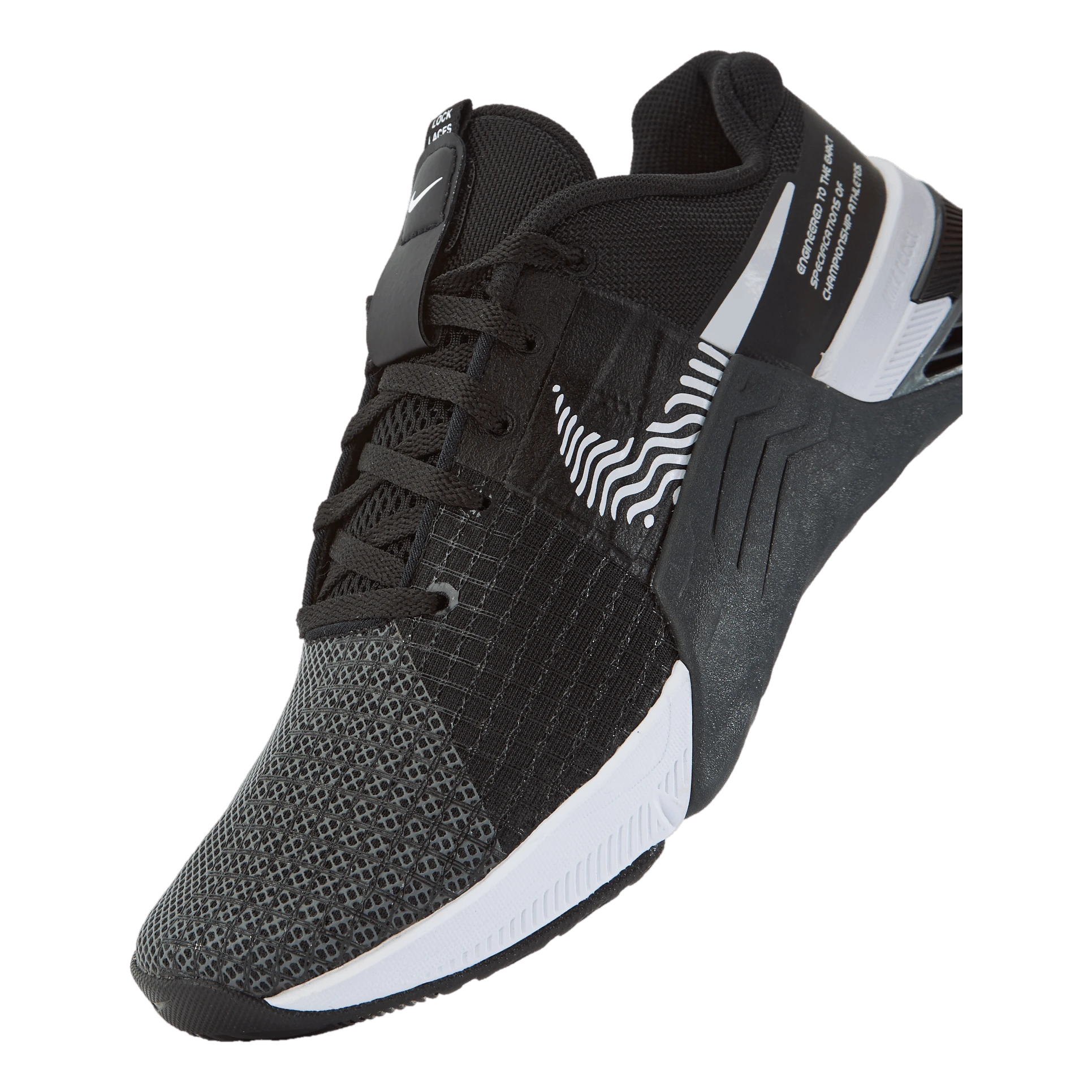 Nike Metcon 8 Men's Training Shoes BLACK/WHITE-DK SMOKE GREY-SMOKE GREY - Billede 6