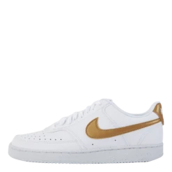 Nike Court Vision Low Next Nature Women's Shoes WHITE/METALLIC GOLD-WHITE
