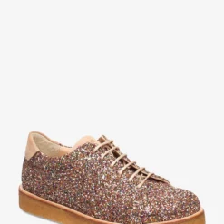 ANGULUS Shoes - Flat - With Lace - 2488/1149 MULTI GLITTER/SAND